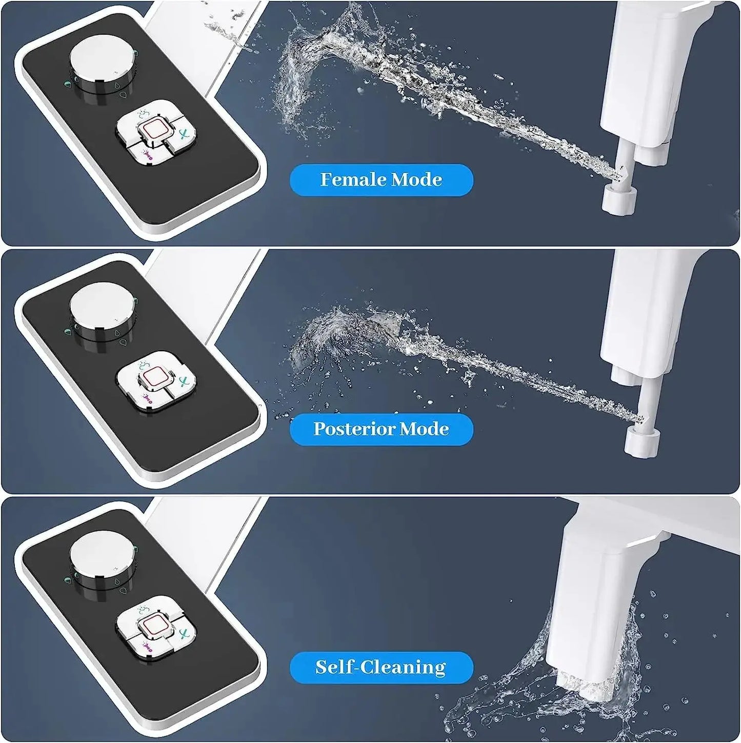 FemmeFlow™ - Dual Nozzle Bidet for Women Hygiene ---