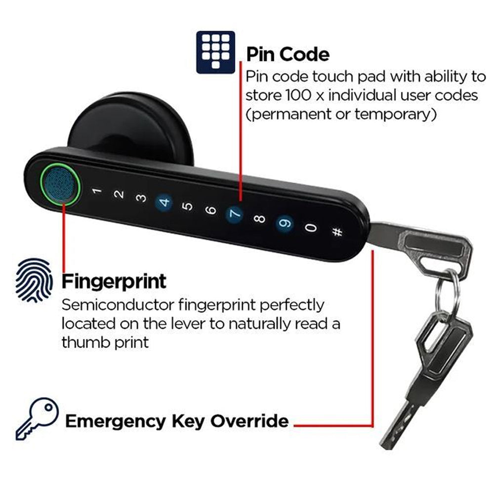 SmartLock™ - Fingerprint Home Security Door Handle